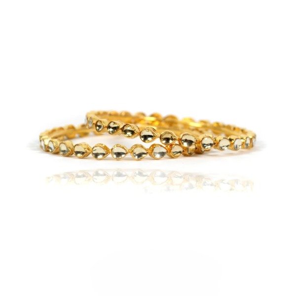Aarohi Kundan Heritage bangles in traditional Indian bridal jewellery design
