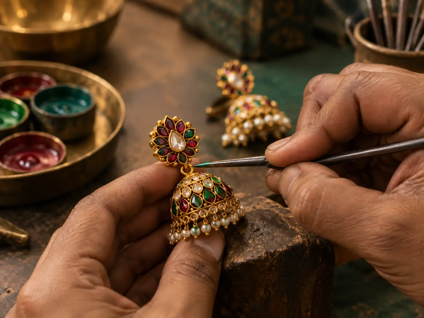 Handcrafted jewellery making